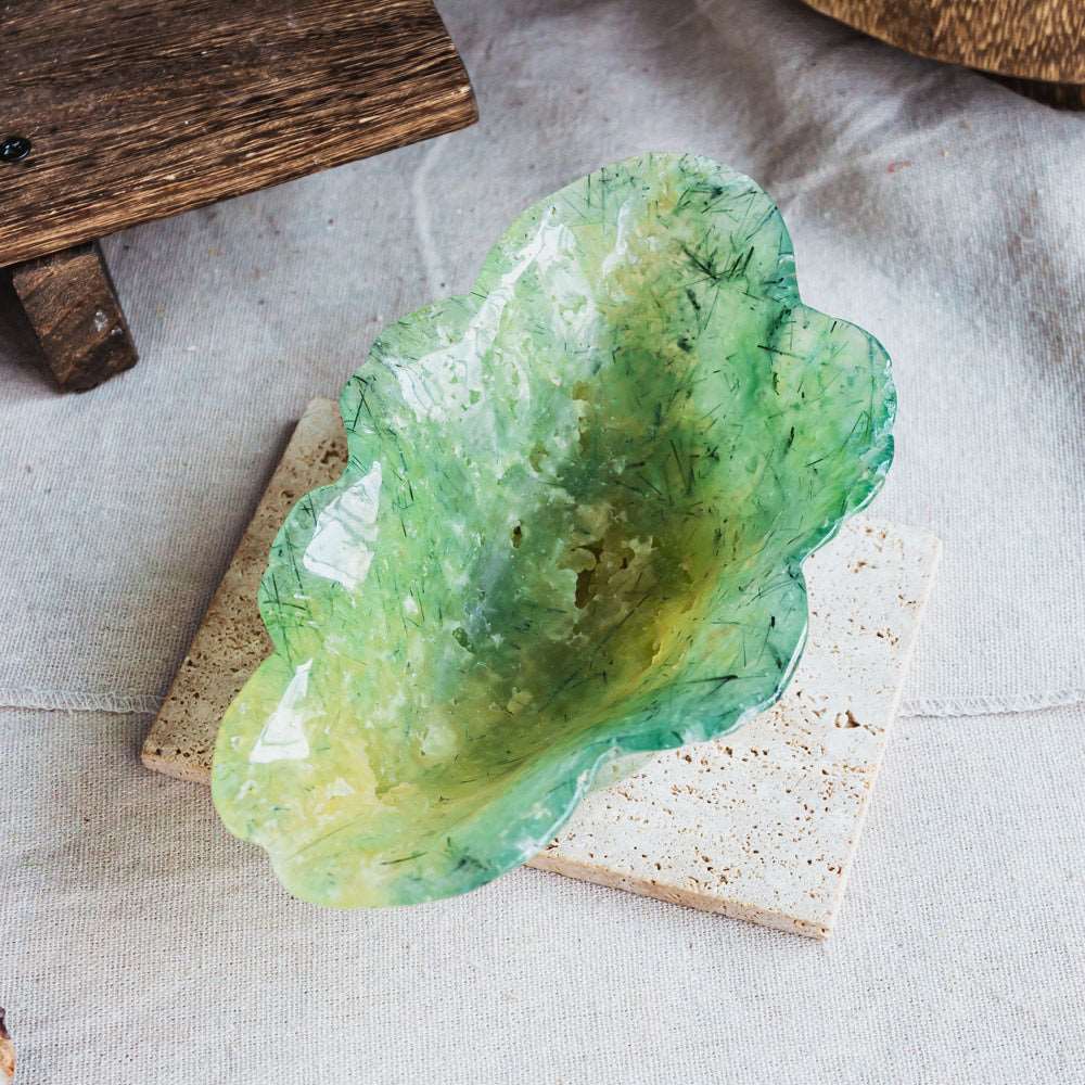 Reikistal Prehnite Bowl