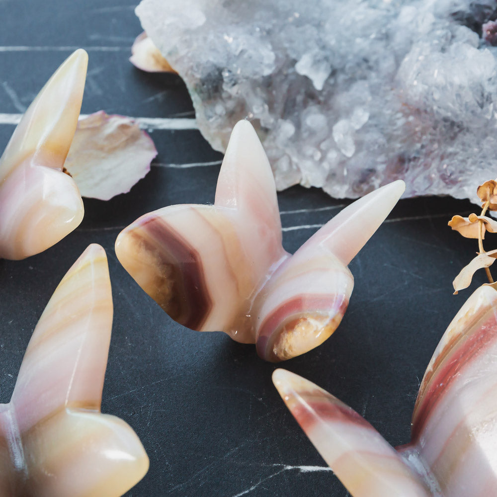 【Weekly Flash Deals】 Pink Pistachio Calcite Butterfly