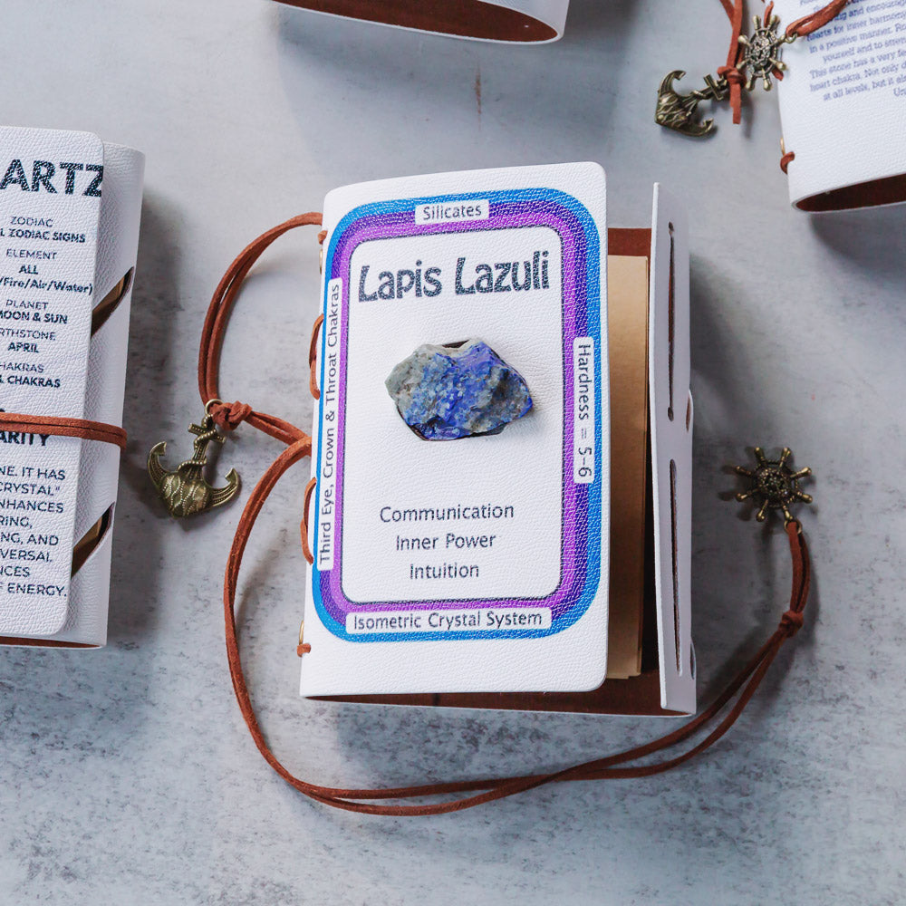 Reikistal Crystal Raw Stone Notebook