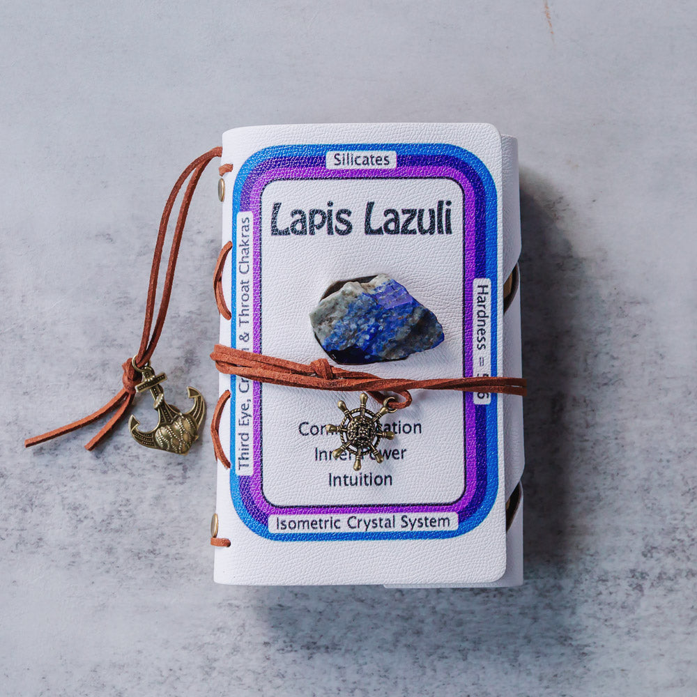 Reikistal Crystal Raw Stone Notebook