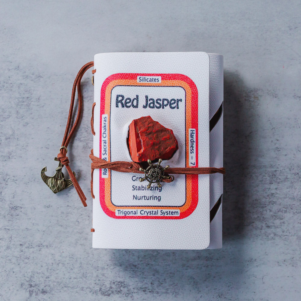 Reikistal Crystal Raw Stone Notebook