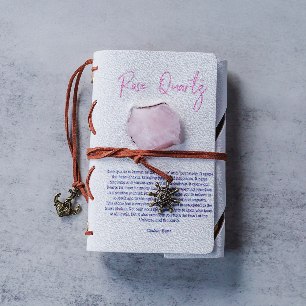 Reikistal Crystal Raw Stone Notebook