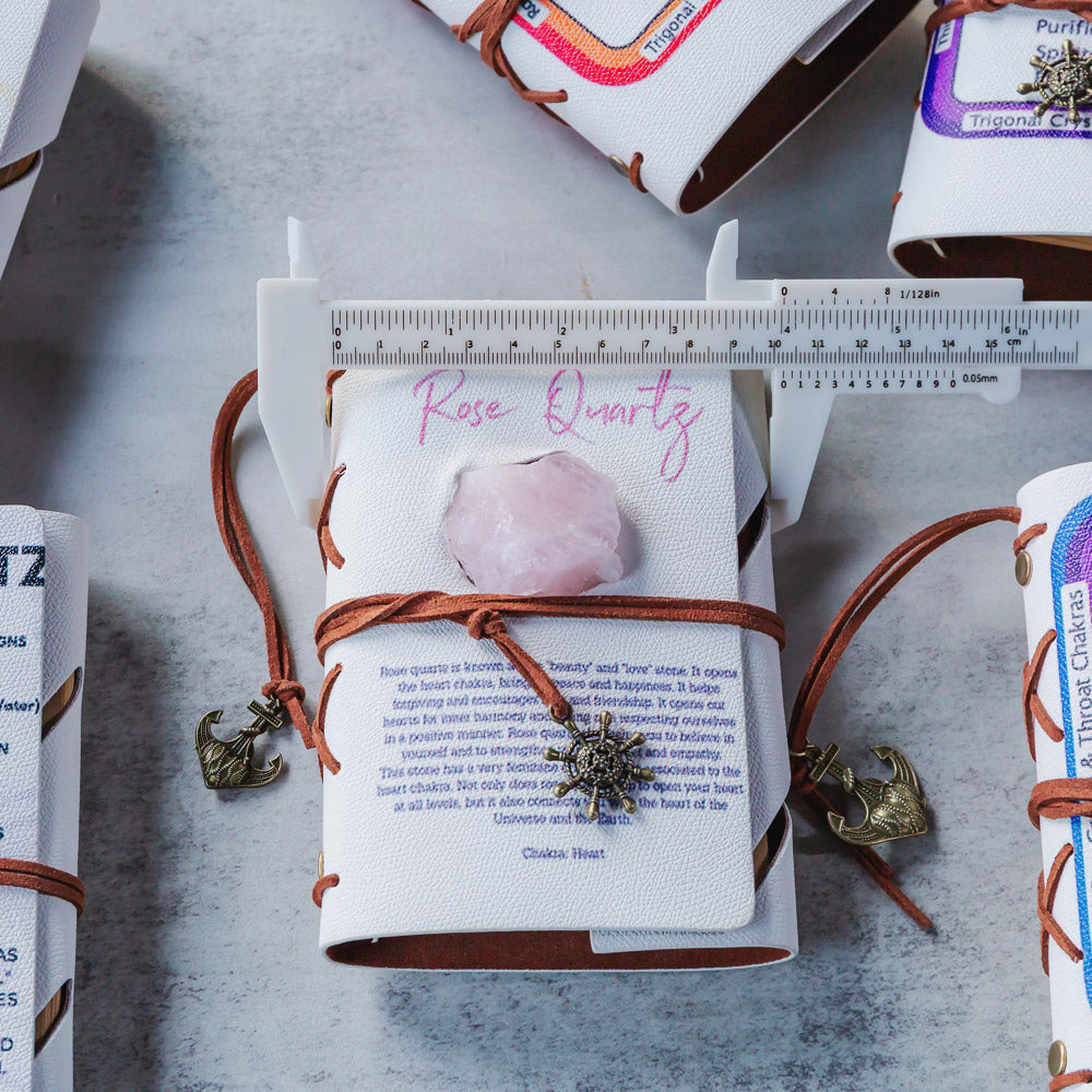 Reikistal Crystal Raw Stone Notebook