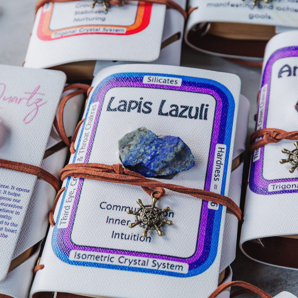 Reikistal Crystal Raw Stone Notebook