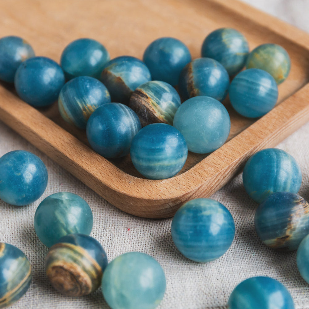 Reikistal Blue Onyx Ball