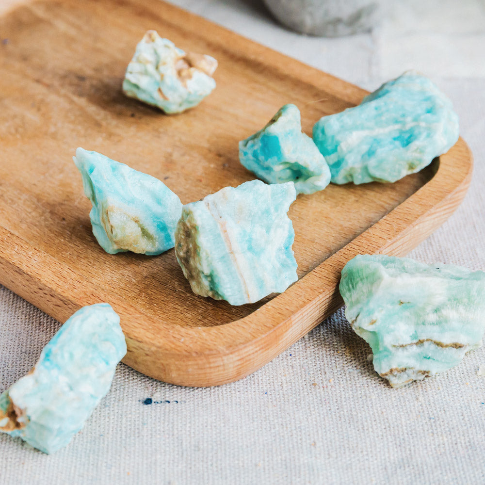 Caribbean Calcite Raw Stone
