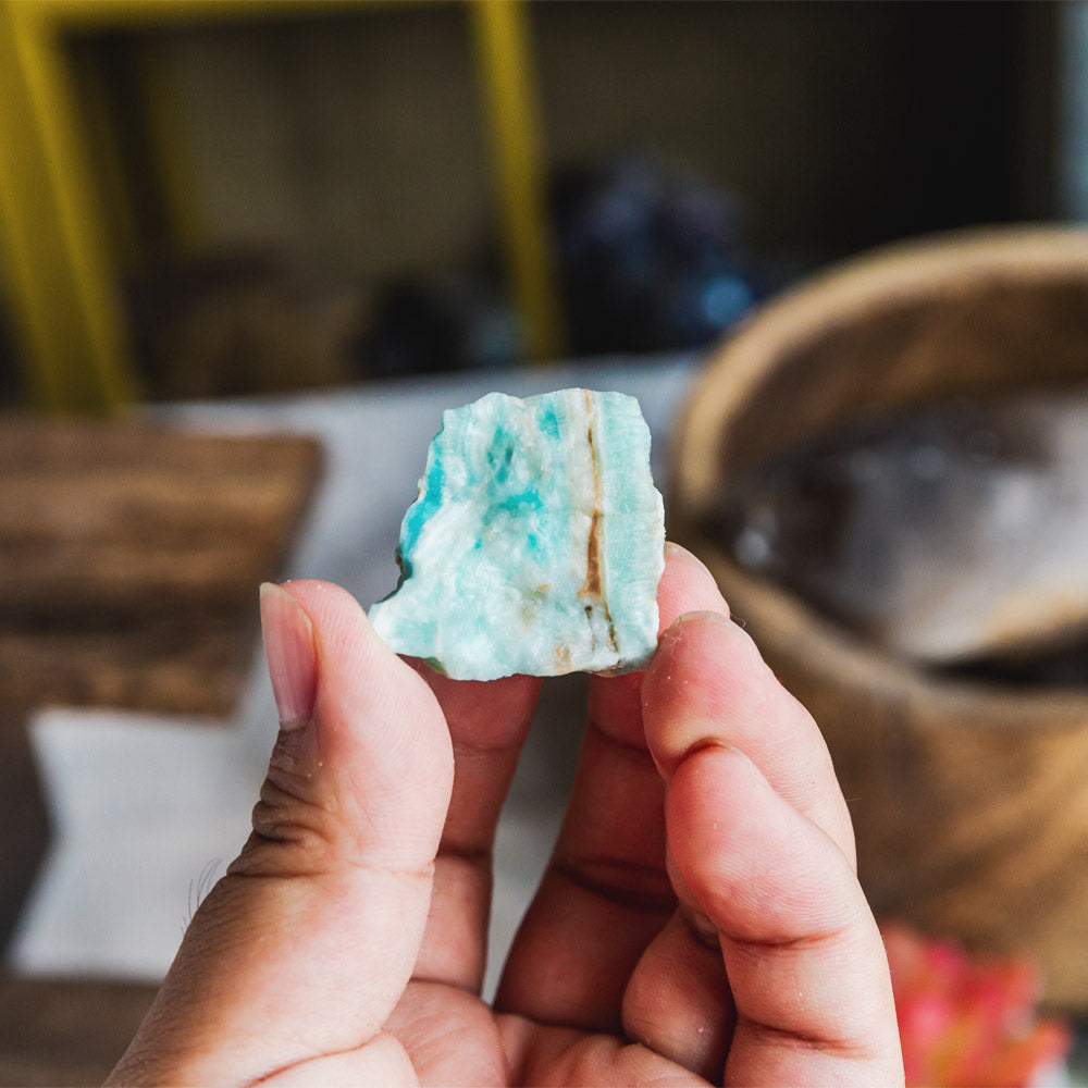 Caribbean Calcite Raw Stone