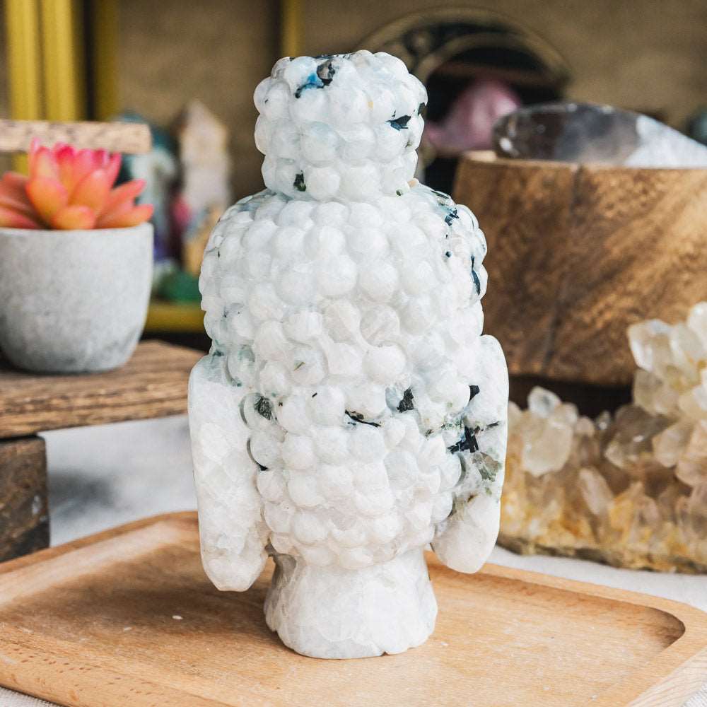 Reikistal 6''Moonstone Buddha Head