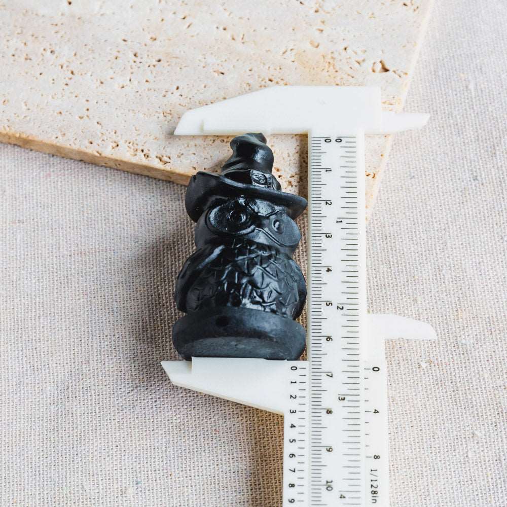 Reikistal Black Obsidian Owl