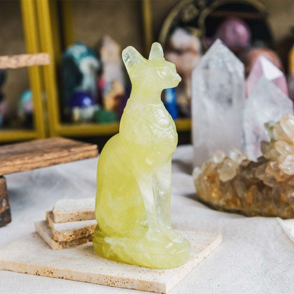 Reikistal Citrine Egypt Cat