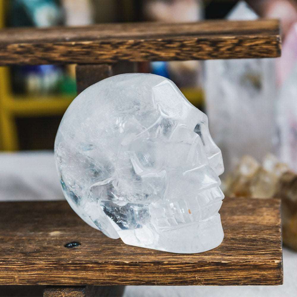 Reikistal 3.5'' Clear Quartz Skull