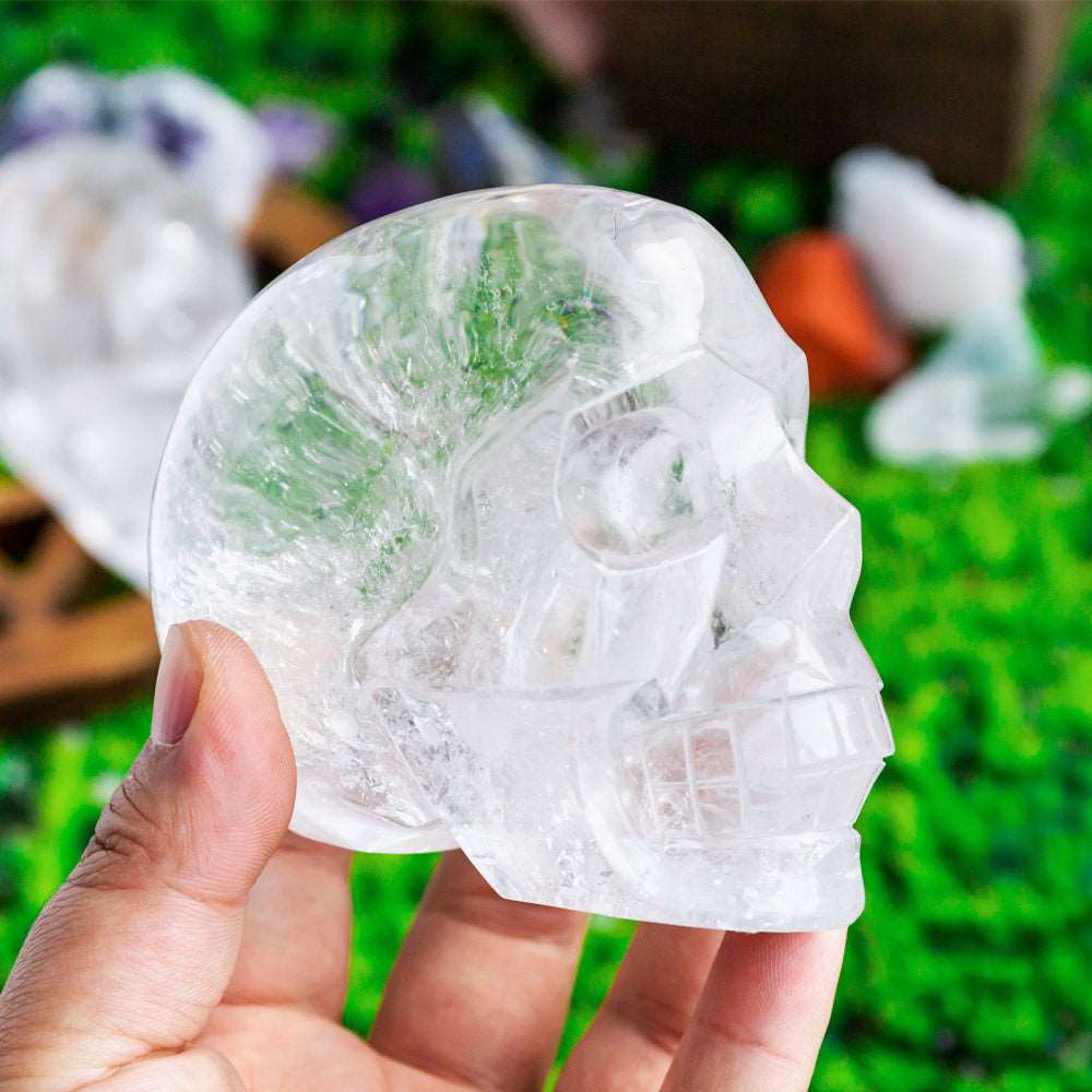 Reikistal Clear Quartz Skull