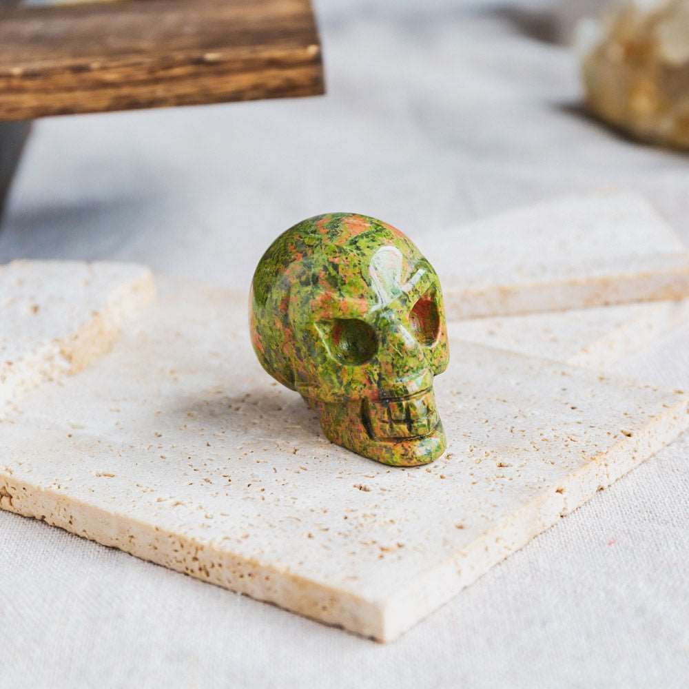 Reikistal 1.5'' Unakite Skull