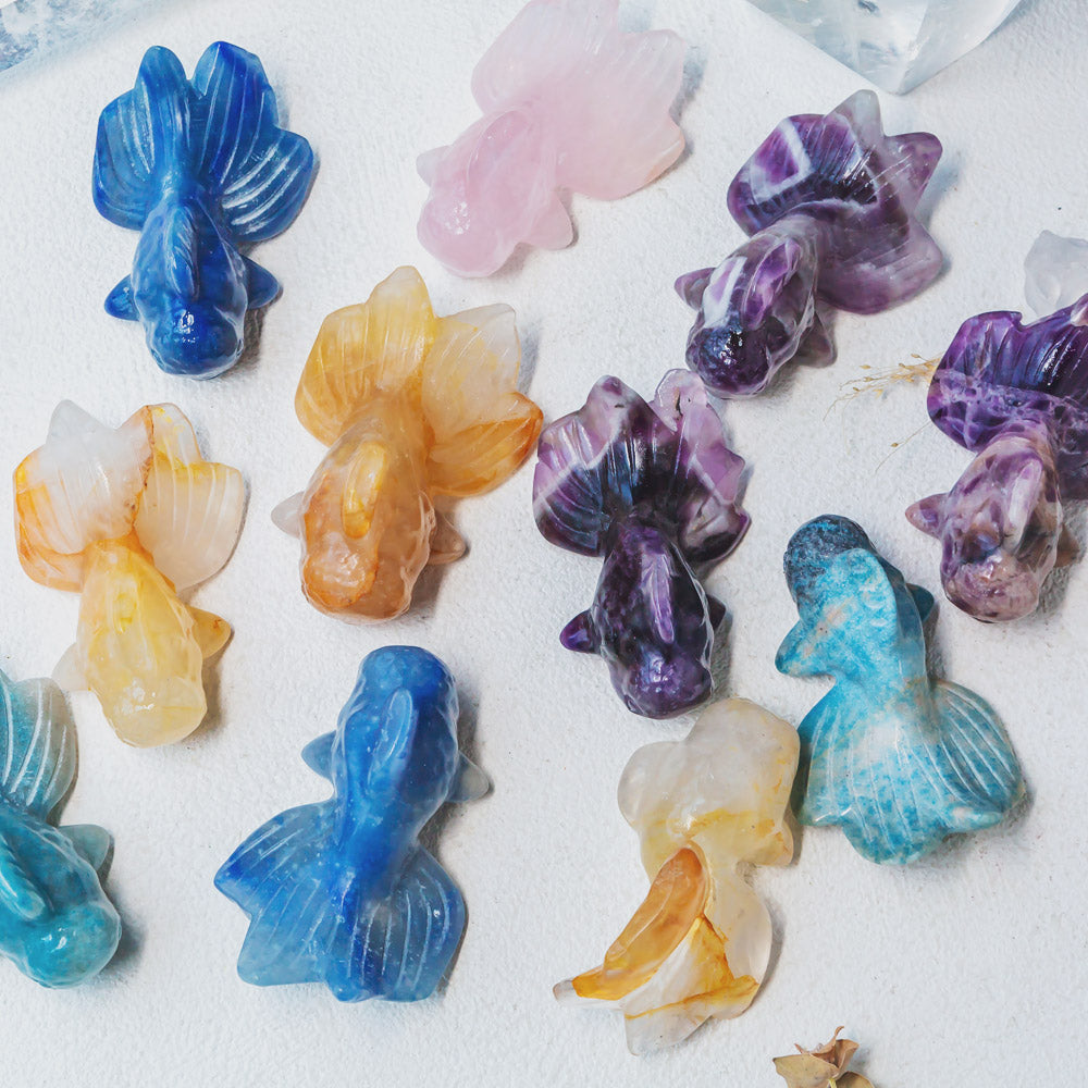 Natural Crystal Fish Carving