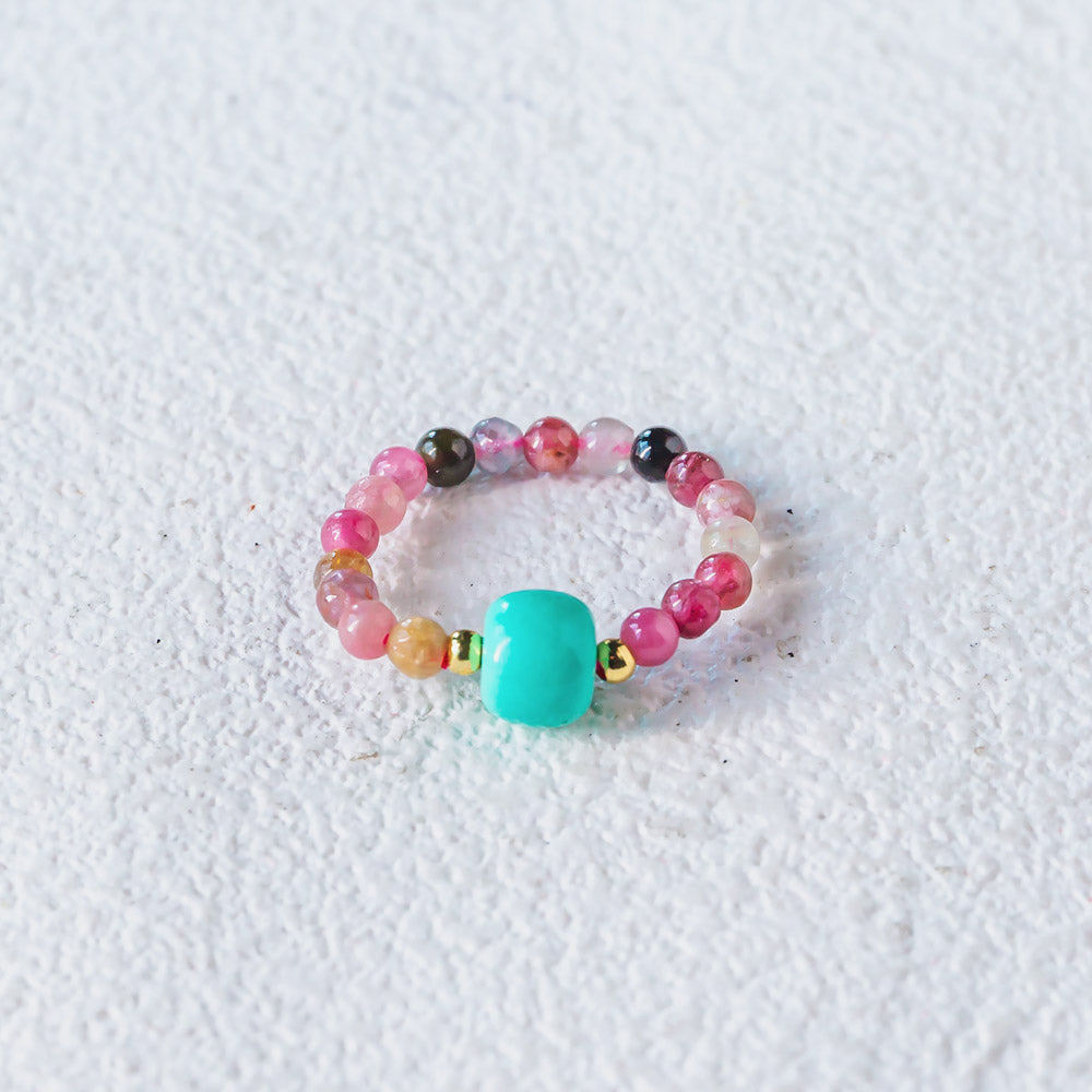 Sparkling Crystal Heart Ring