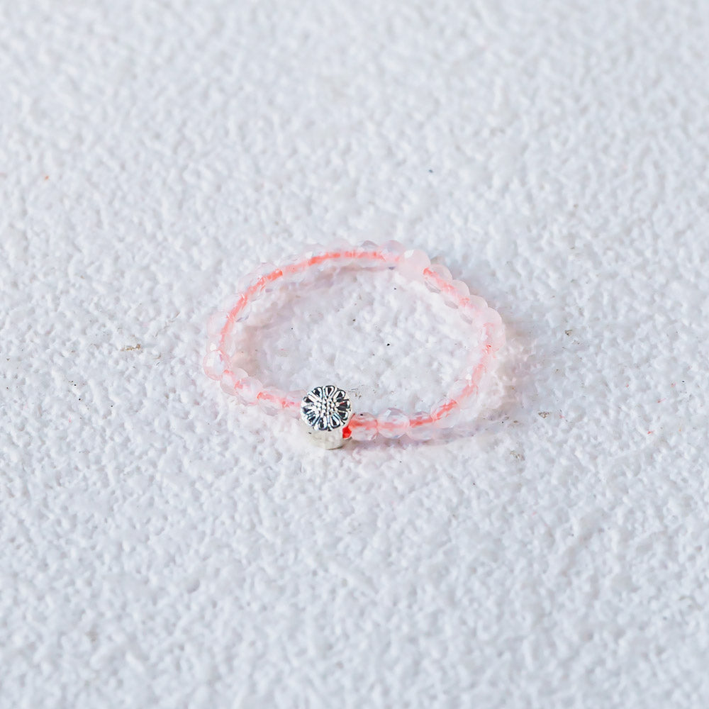 Sparkling Crystal Heart Ring