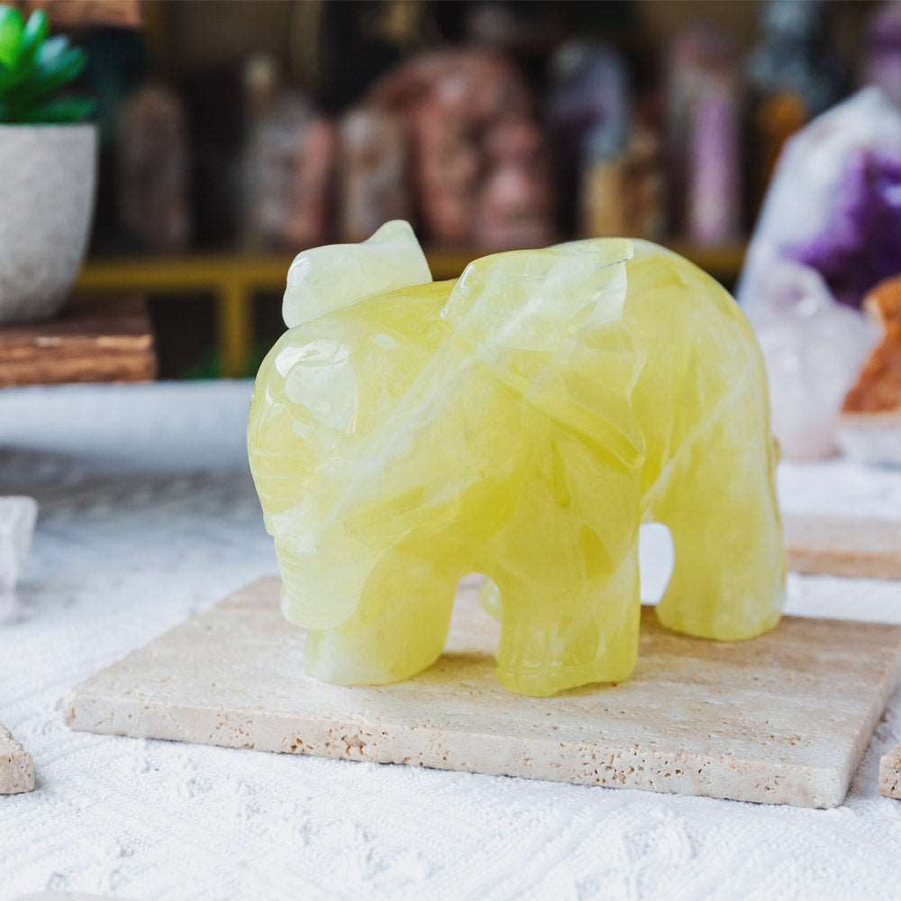 Reikistal 5‘’ Citrine Elephant