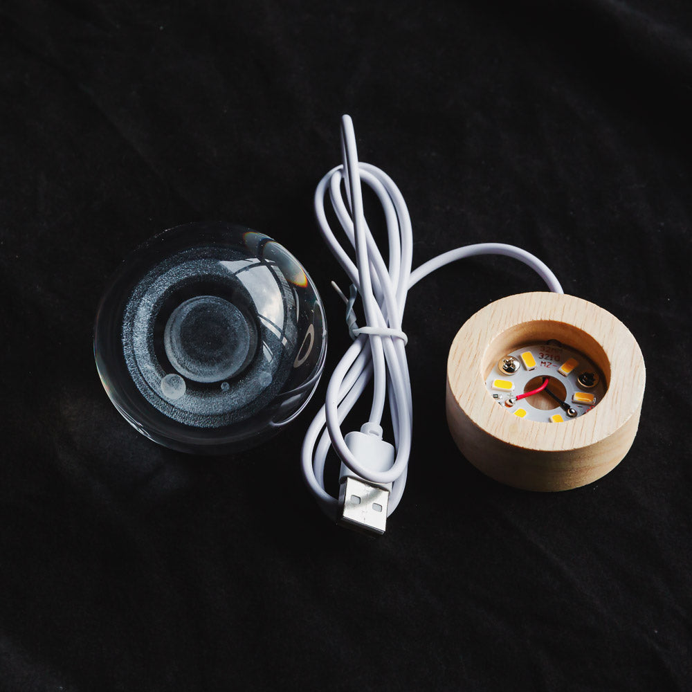 Reikistal Creativity 3D Inner Carving K9 Sphere