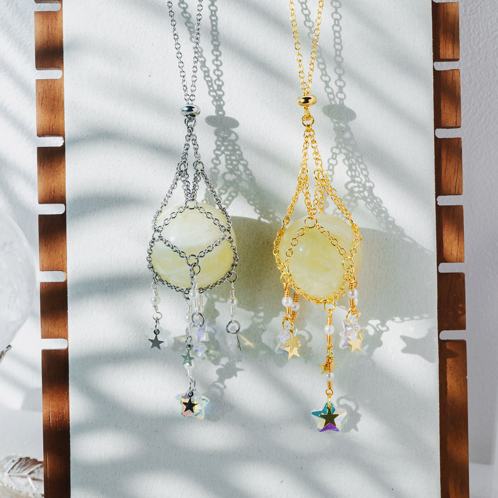 Reikistal Interchangeable Crystal Sphere Pendulum Pendant