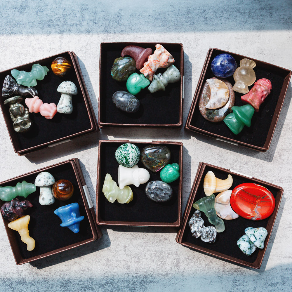 Reikicrystal Halloween Miniature Carving Gift Box