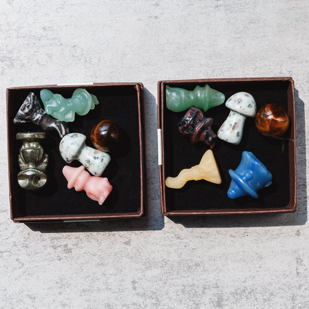 Reikicrystal Halloween Miniature Carving Gift Box