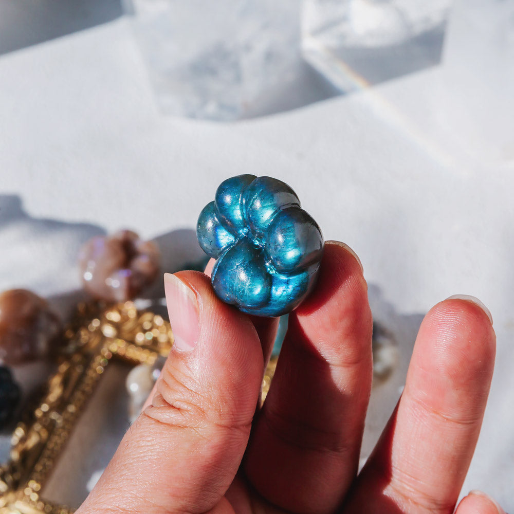 Reikistal 1'' Labradorite & Moonstone Devil's-Claw