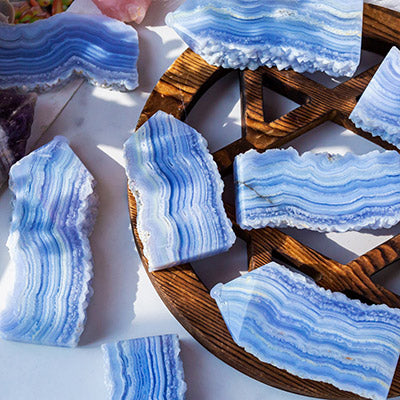 Blue lace agate