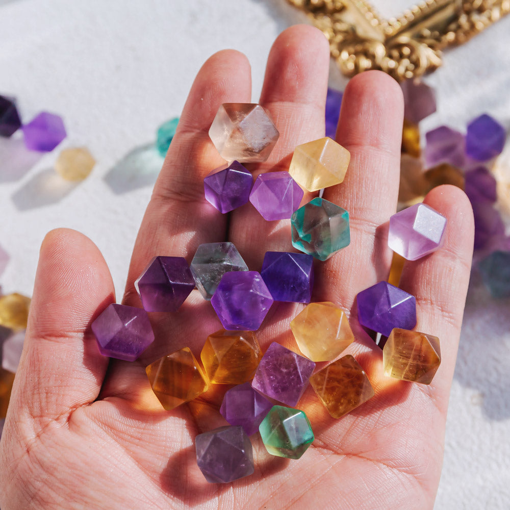 Reikistal Fluorite Regular Dodecahedron