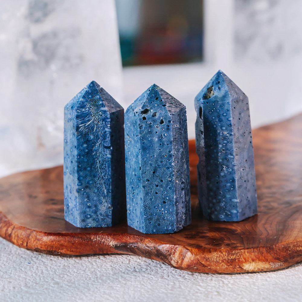 Reikistal 2'' Blue Coral Point