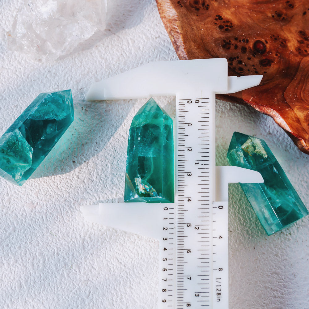Reikistal 2'' Green Fluorite Point