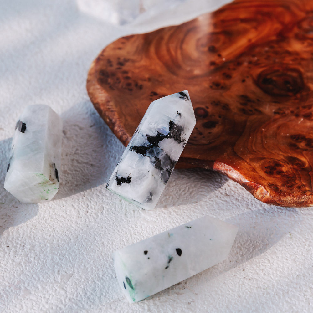 Reikistal 2'' Rainbow Moonstone Point