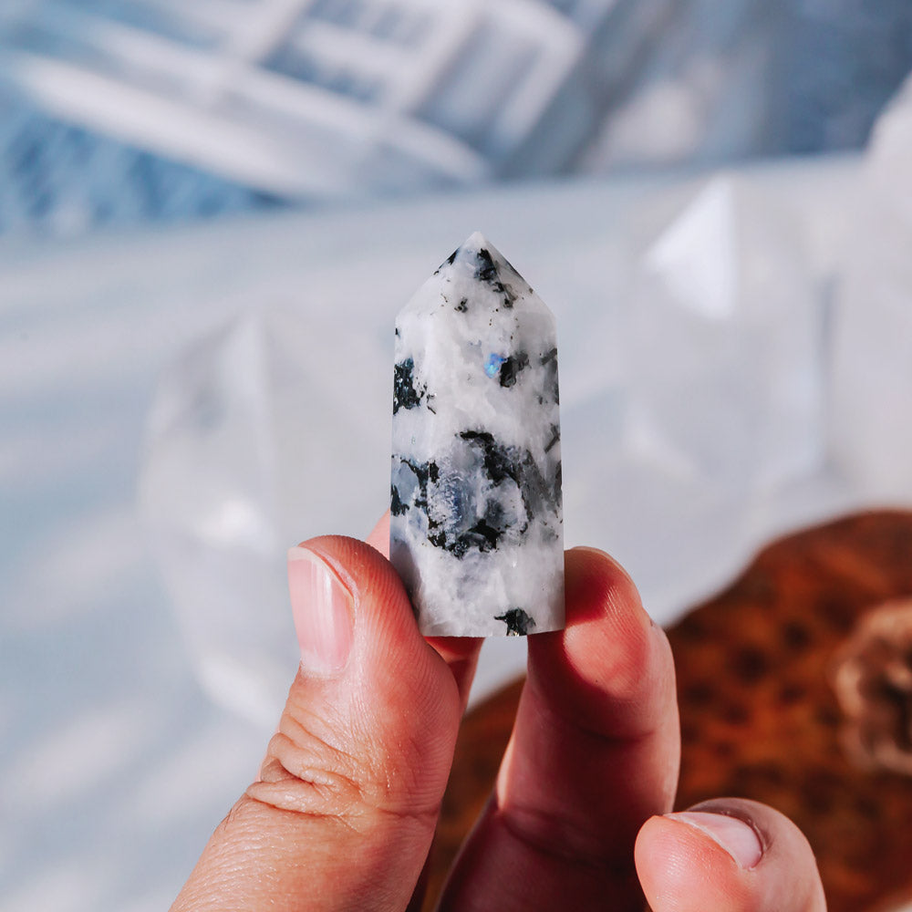 Reikistal 2'' Rainbow Moonstone Point