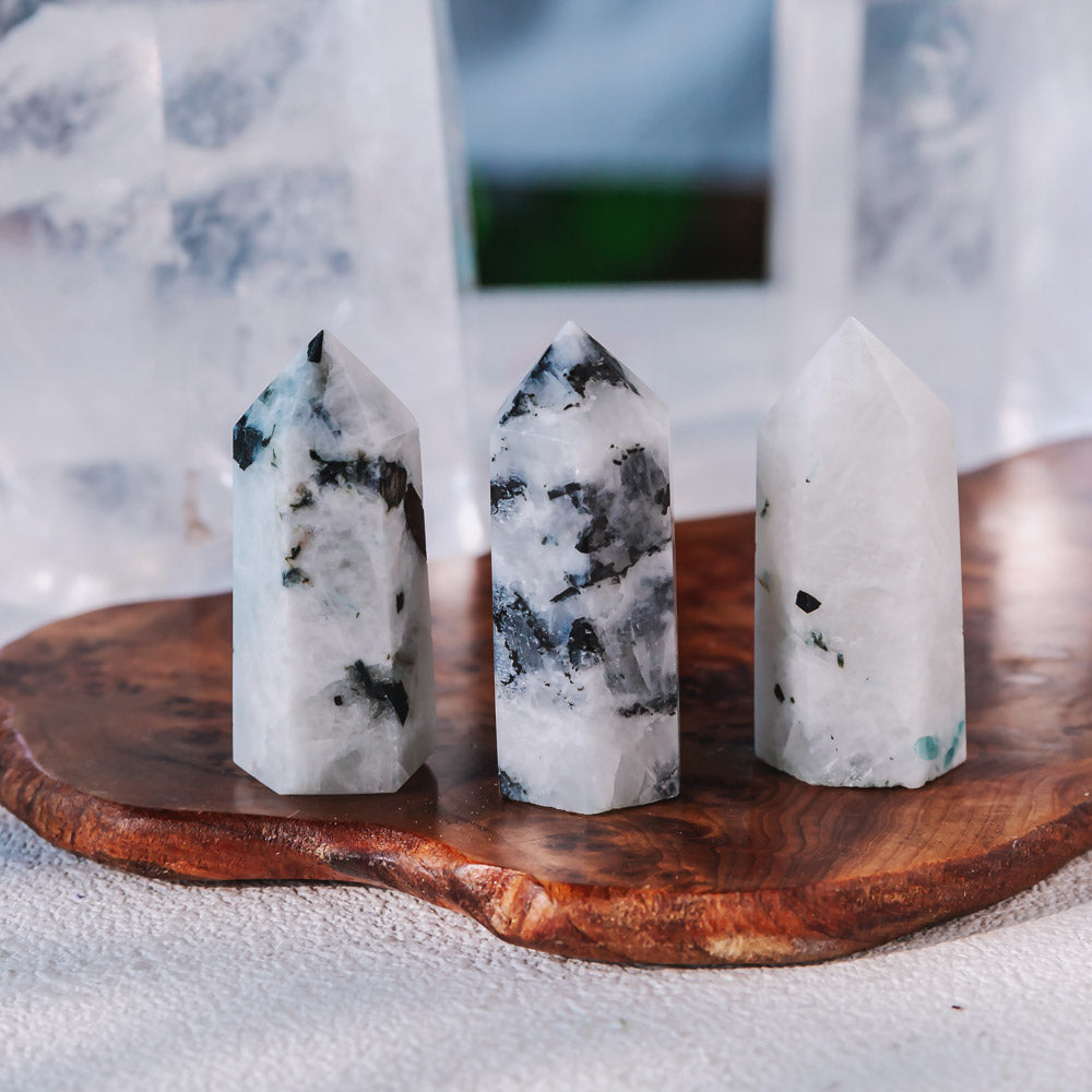 Reikistal 2'' Rainbow Moonstone Point