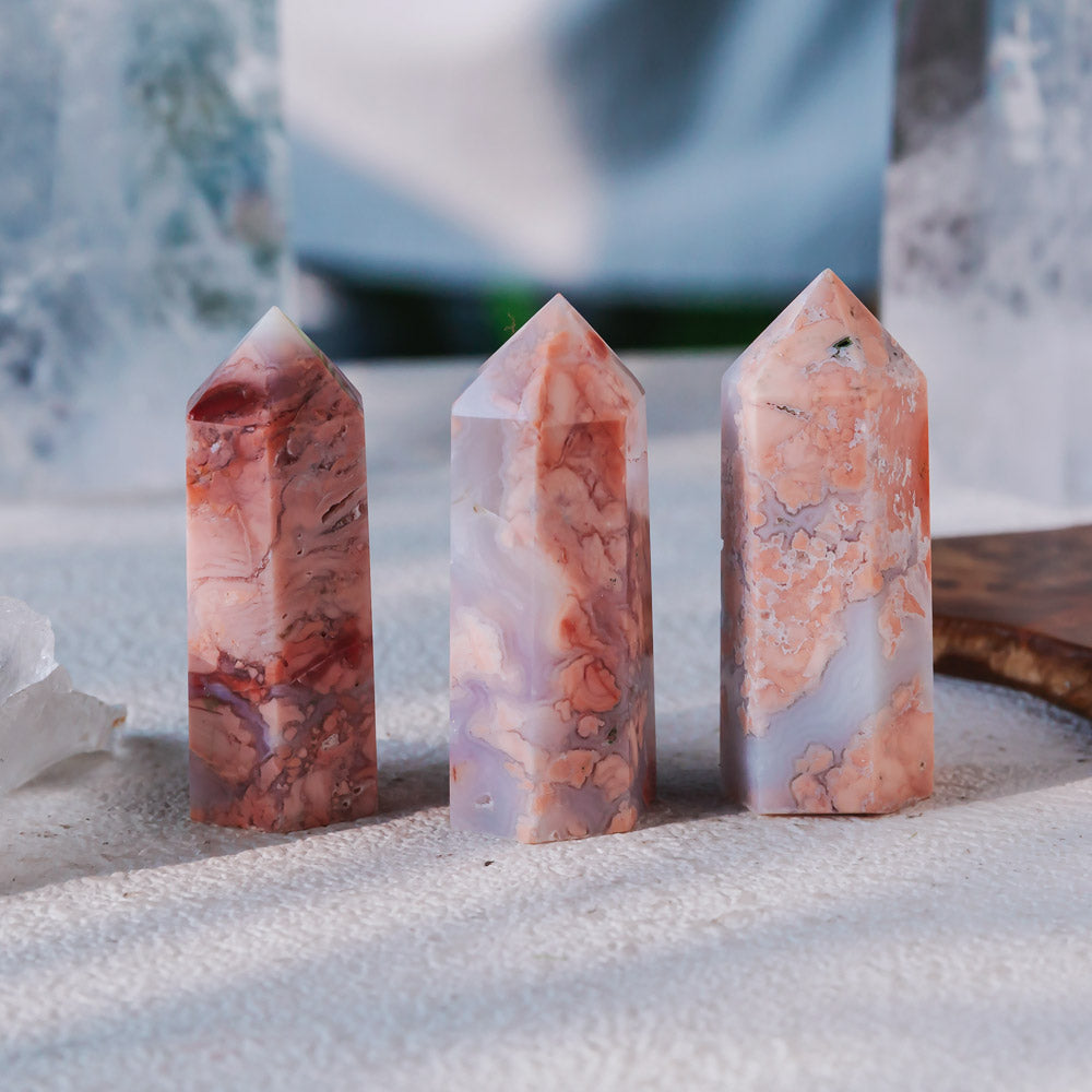 Reikistal 2'' Pink Agate Point