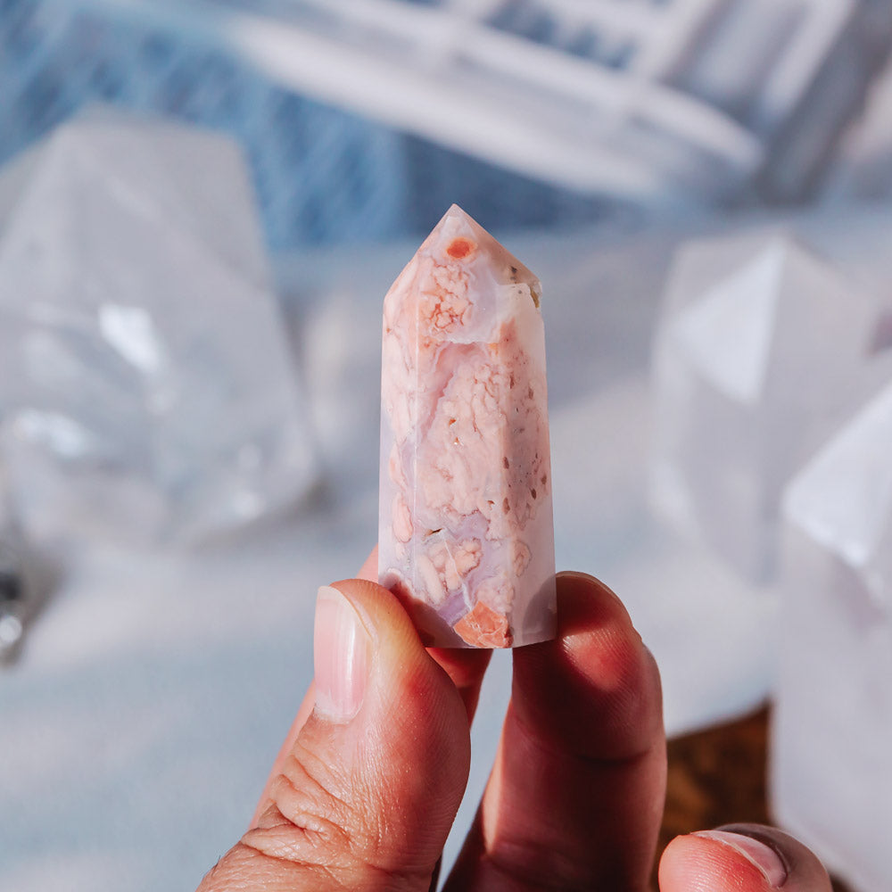 Reikistal 2'' Pink Agate Point