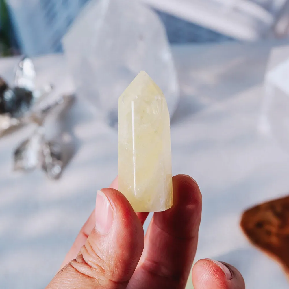 【Silver+Gold】Natural Crystal Net Metal Bamboo Necklace Woven Pendant