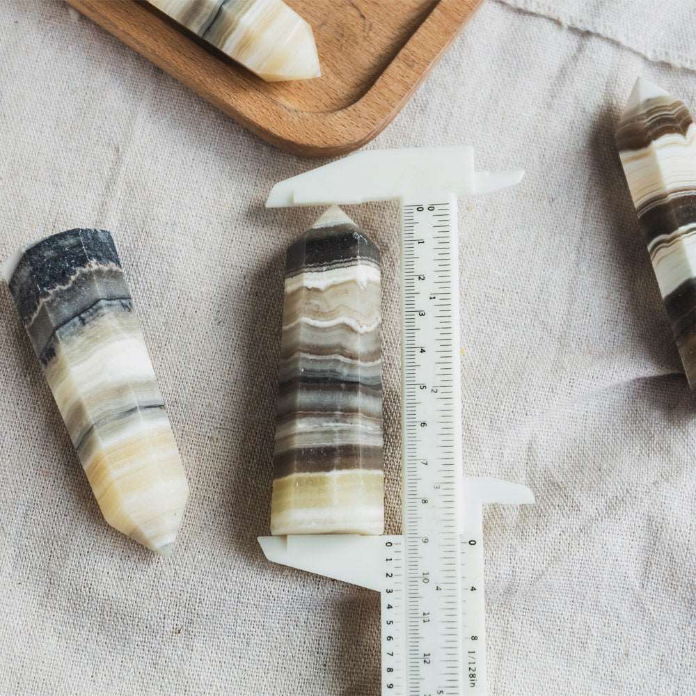 Reikistal  Zebra Calcite Point