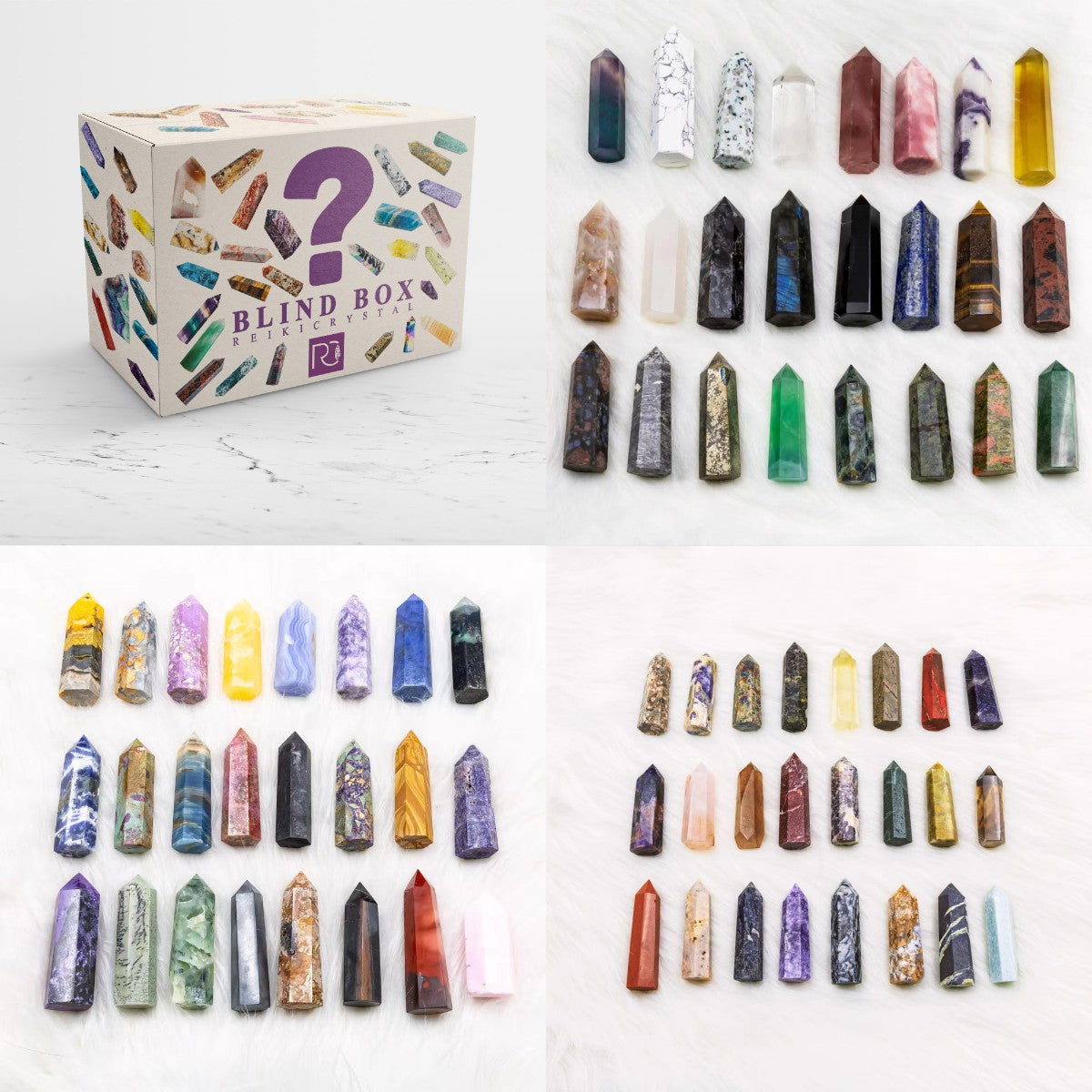 【Abundance energy/power】Mystery Crystal Point Box