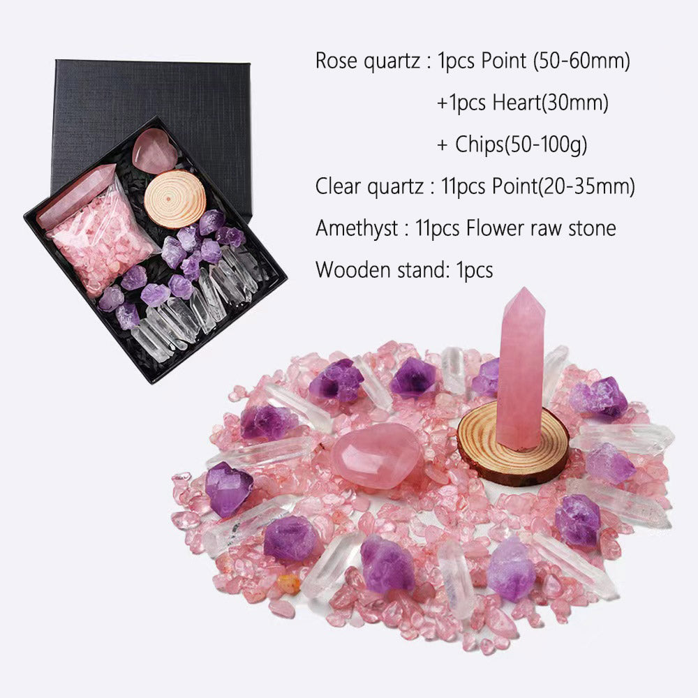 Crystal Gridhealing Point Gift Box