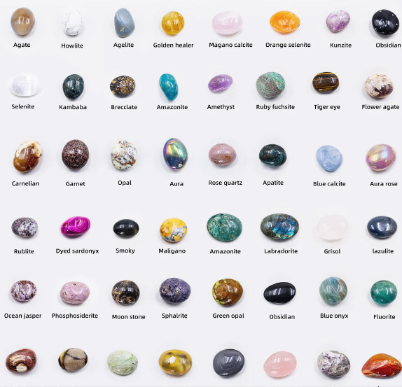 【Abundance energy/power】Mystery Crystal Palm Stone Box