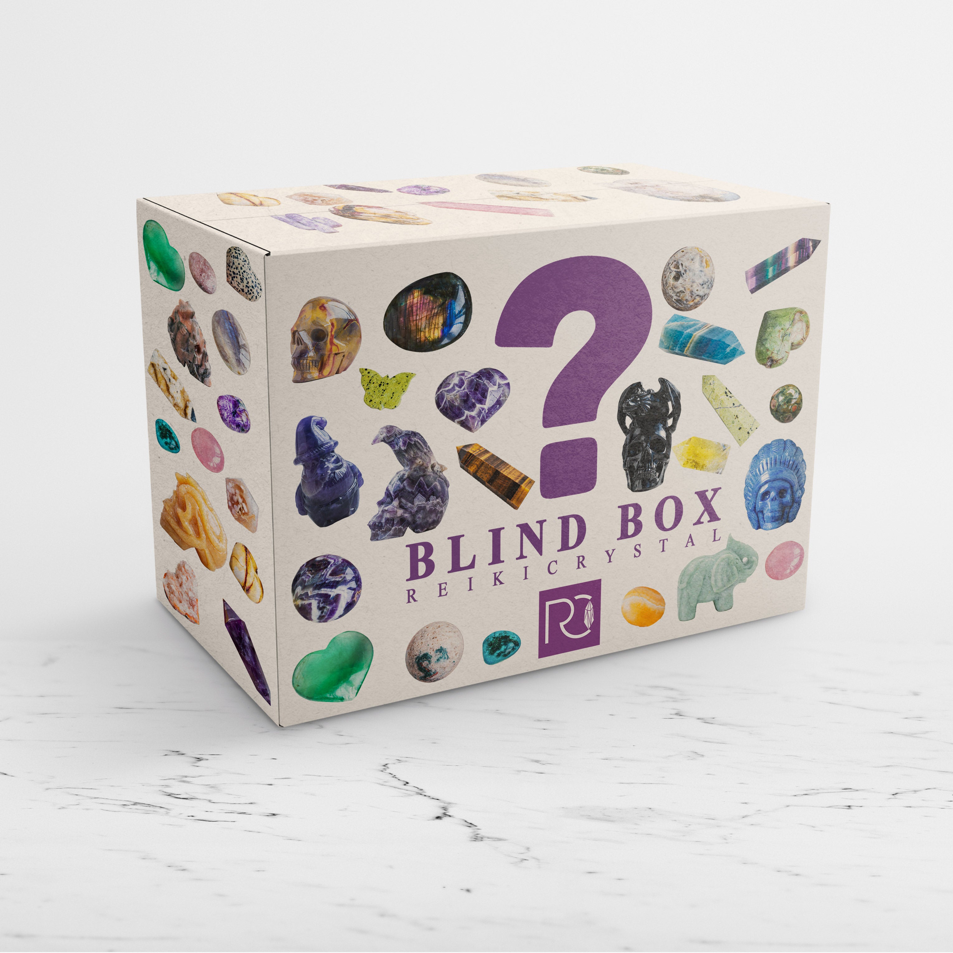 【Abundance energy/power】Mystery Crystal Carving Box