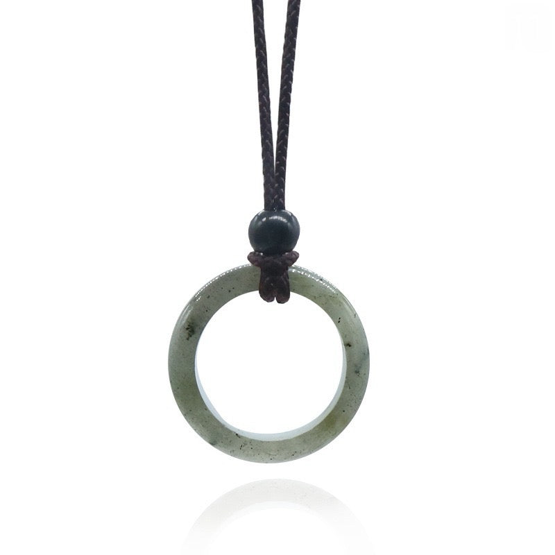Natural Loop Ring Necklace Set