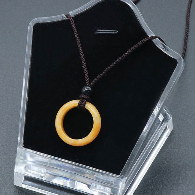 Natural Loop Ring Necklace Set