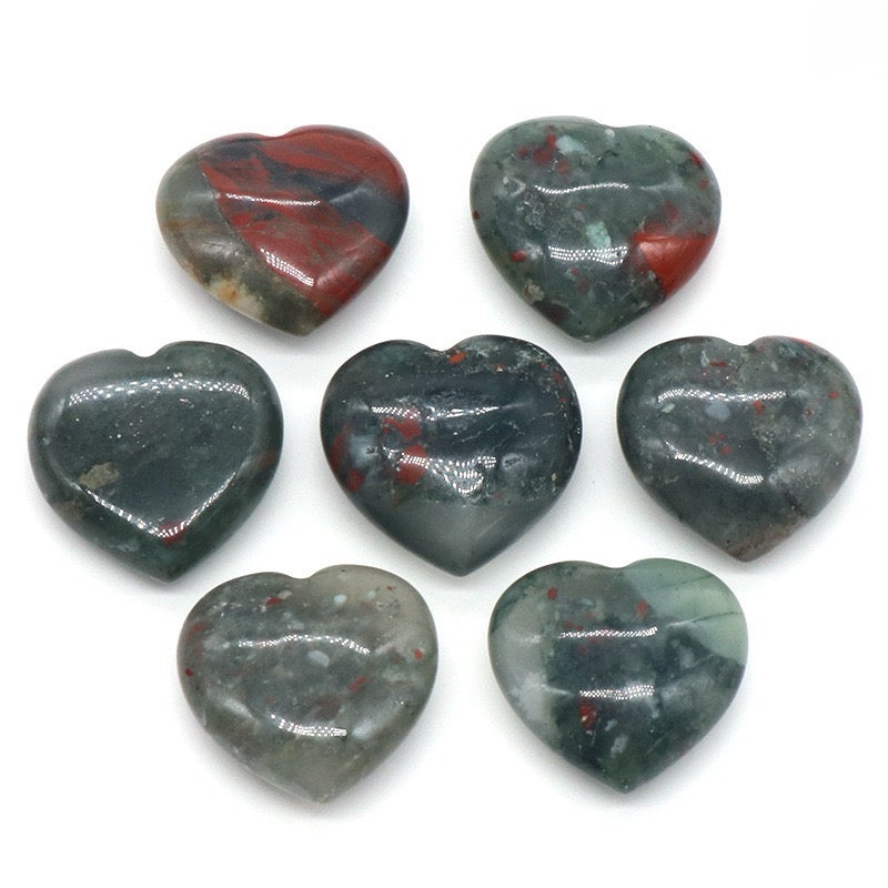 Natural Crystal Heart-Shaped Stone Ornament