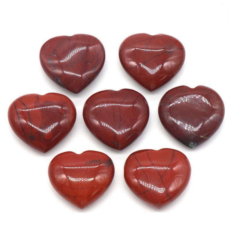 Natural Crystal Heart-Shaped Stone Ornament