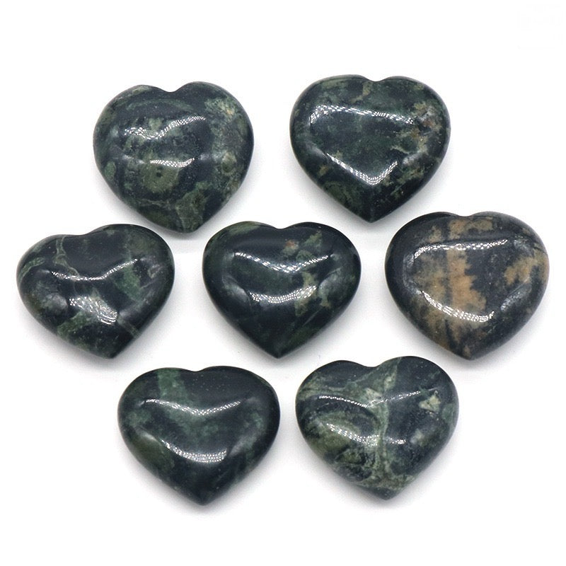 Natural Crystal Heart-Shaped Stone Ornament