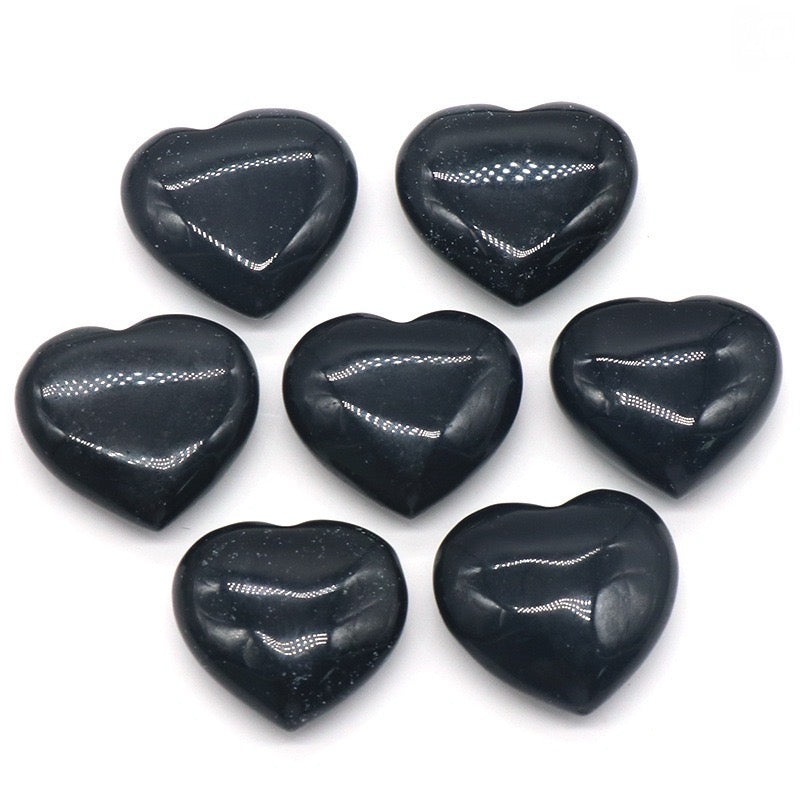 Natural Crystal Heart-Shaped Stone Ornament