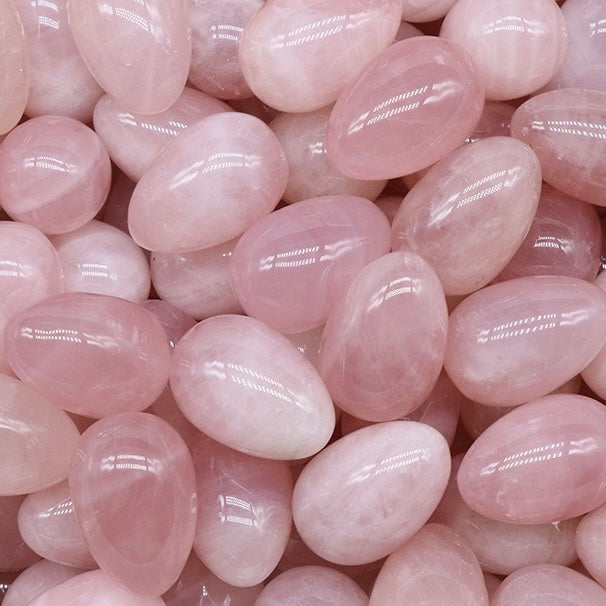 Natural Crystal Colorful Easter Egg Shaped Stone