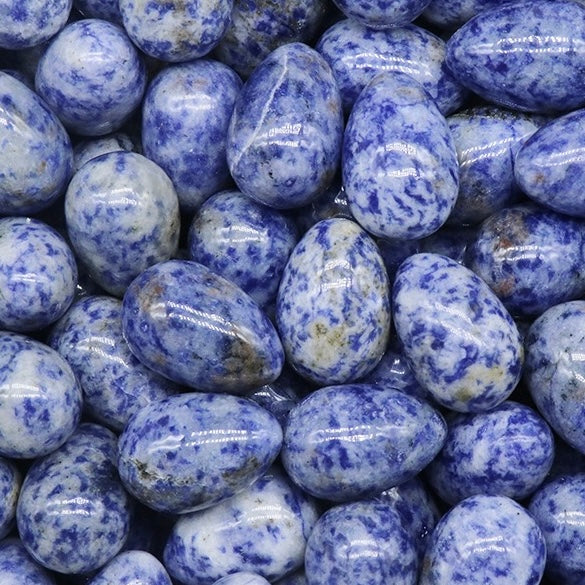 Natural Crystal Colorful Easter Egg Shaped Stone