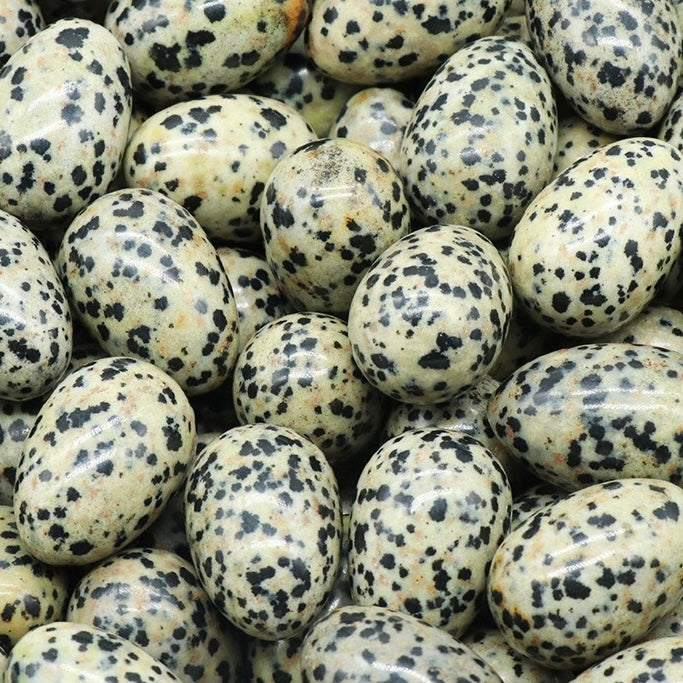 Natural Crystal Colorful Easter Egg Shaped Stone